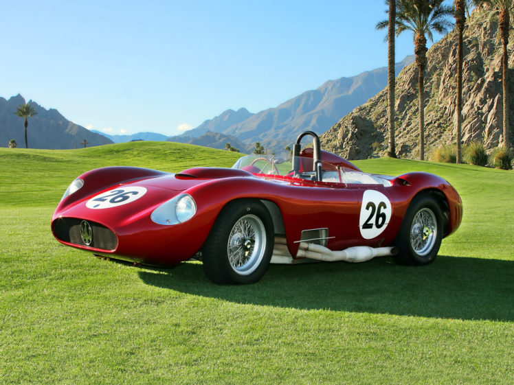 1956, Maserati, 450s, Race, Racing, Supercar, Retro HD Wallpaper Desktop Background