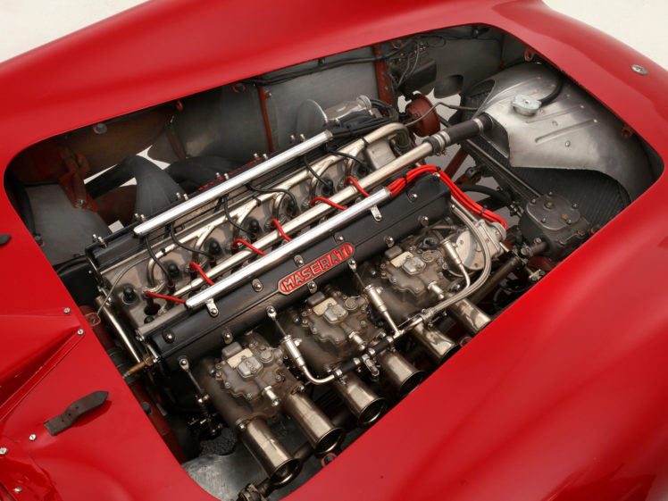 1956, Maserati, 300s, Race, Racing, Supercar, Retro, Engine HD Wallpaper Desktop Background