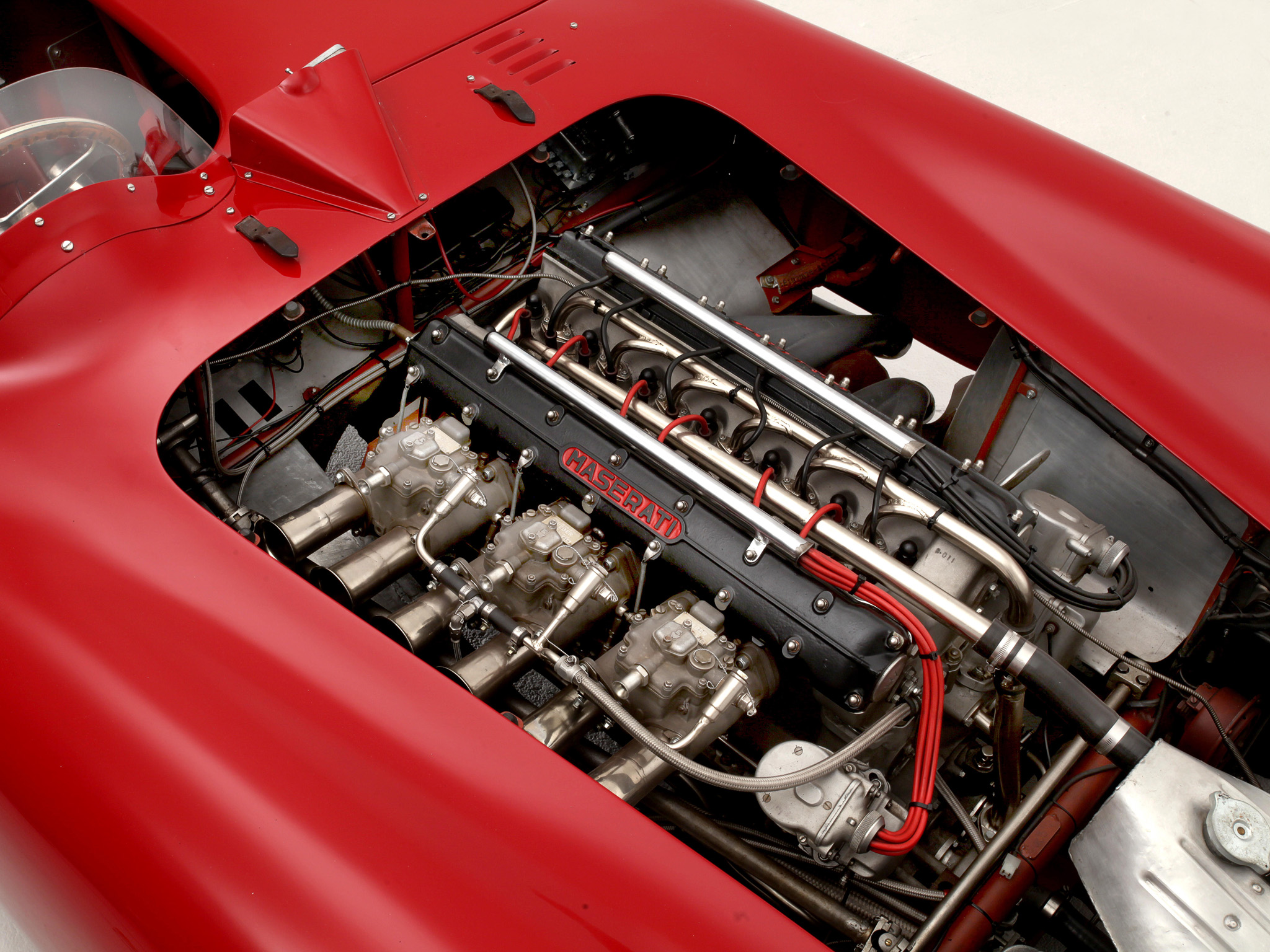 1956, Maserati, 300s, Race, Racing, Supercar, Retro, Engine Wallpaper