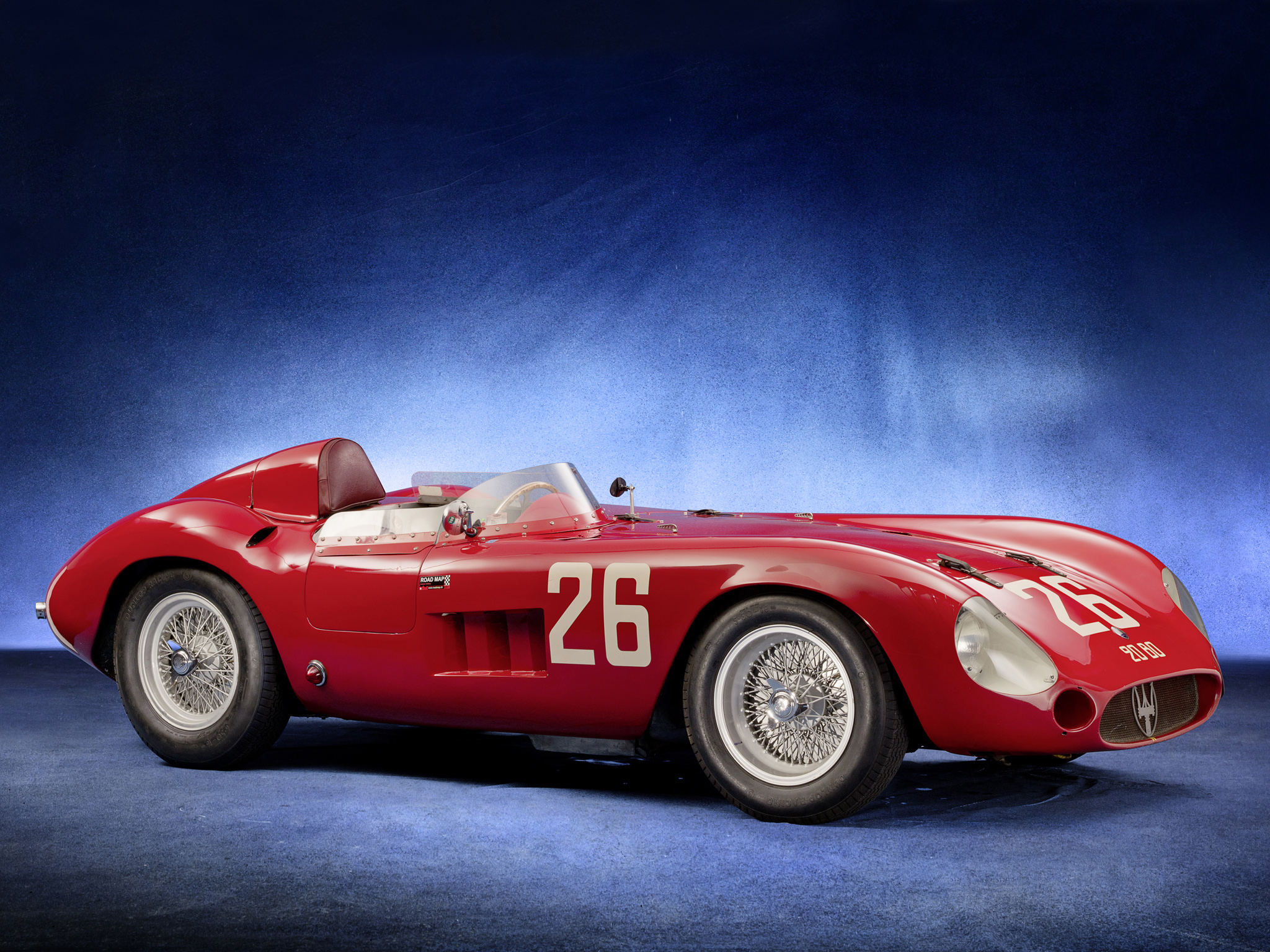 1956, Maserati, 300s, Race, Racing, Supercar, Retro, Gh Wallpaper