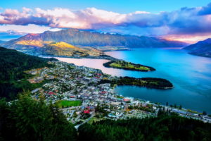 cityscape, Queenstown, New, Zealand, Wakatipu, Lake