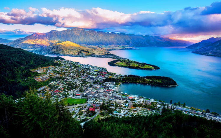 cityscape, Queenstown, New, Zealand, Wakatipu, Lake HD Wallpaper Desktop Background