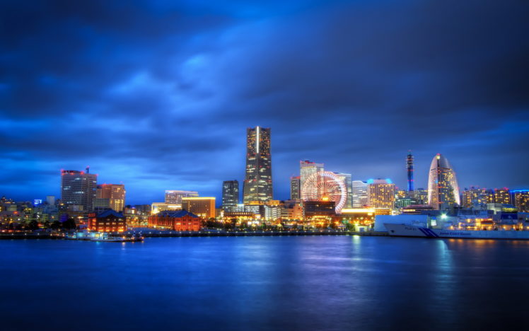 cityscape, Yokohama, Skyline, Japan HD Wallpaper Desktop Background
