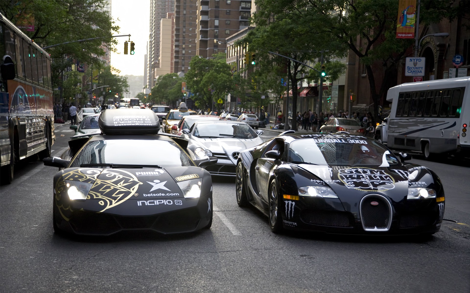 black, Cars, Bugatti, Veyron, Bugatti, Gumball, Supercars, Lamborghini, Reventon Wallpaper