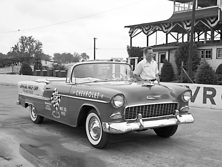 1955, Chevrolet, Bel, Air, Convertible, Indy, 500, Pace, Car, 2434 1067d, Race, Racing, Retro, Gf HD Wallpaper Desktop Background