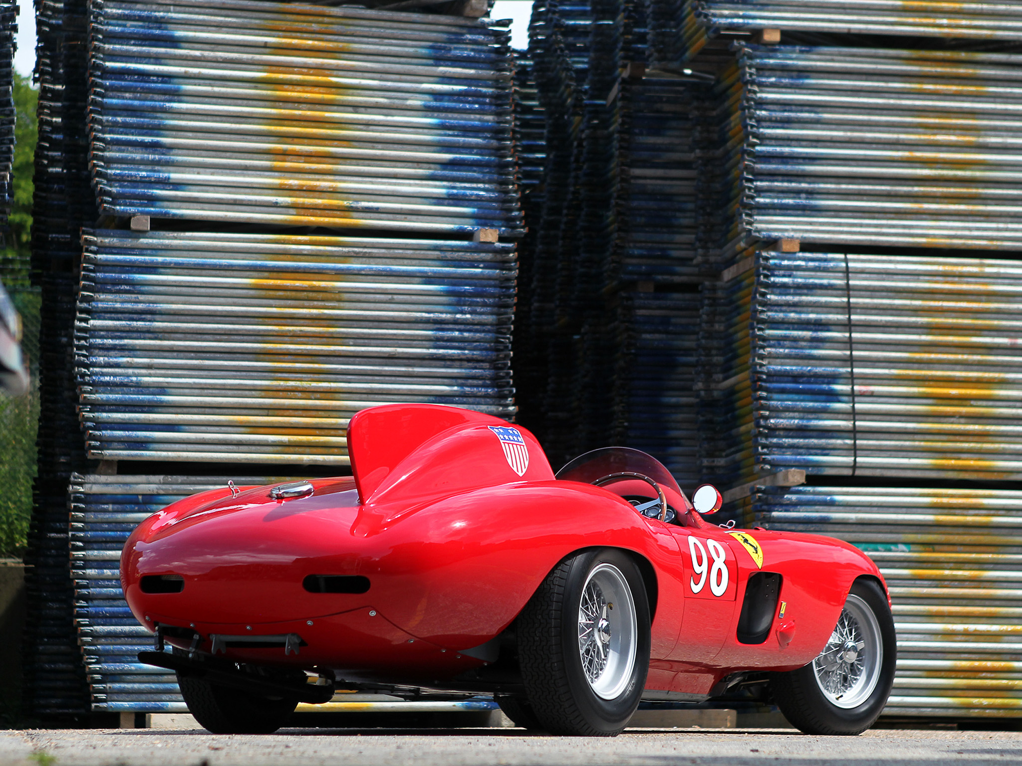 1955, Ferrari, 857, Sport, Scaglietti, Spider, 0588m, Race, Racing, Supercar, Retro Wallpaper