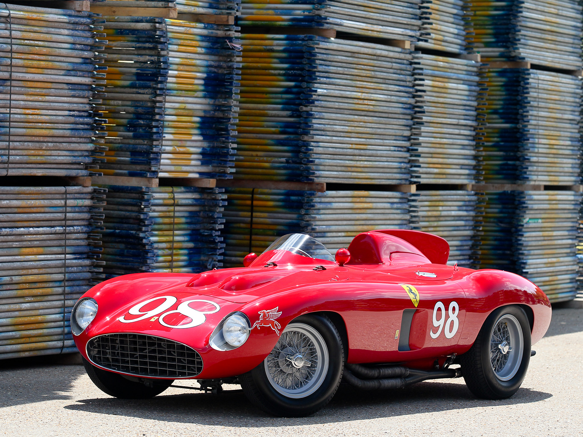 1955, Ferrari, 857, Sport, Scaglietti, Spider, 0588m, Race, Racing, Supercar, Retro Wallpaper