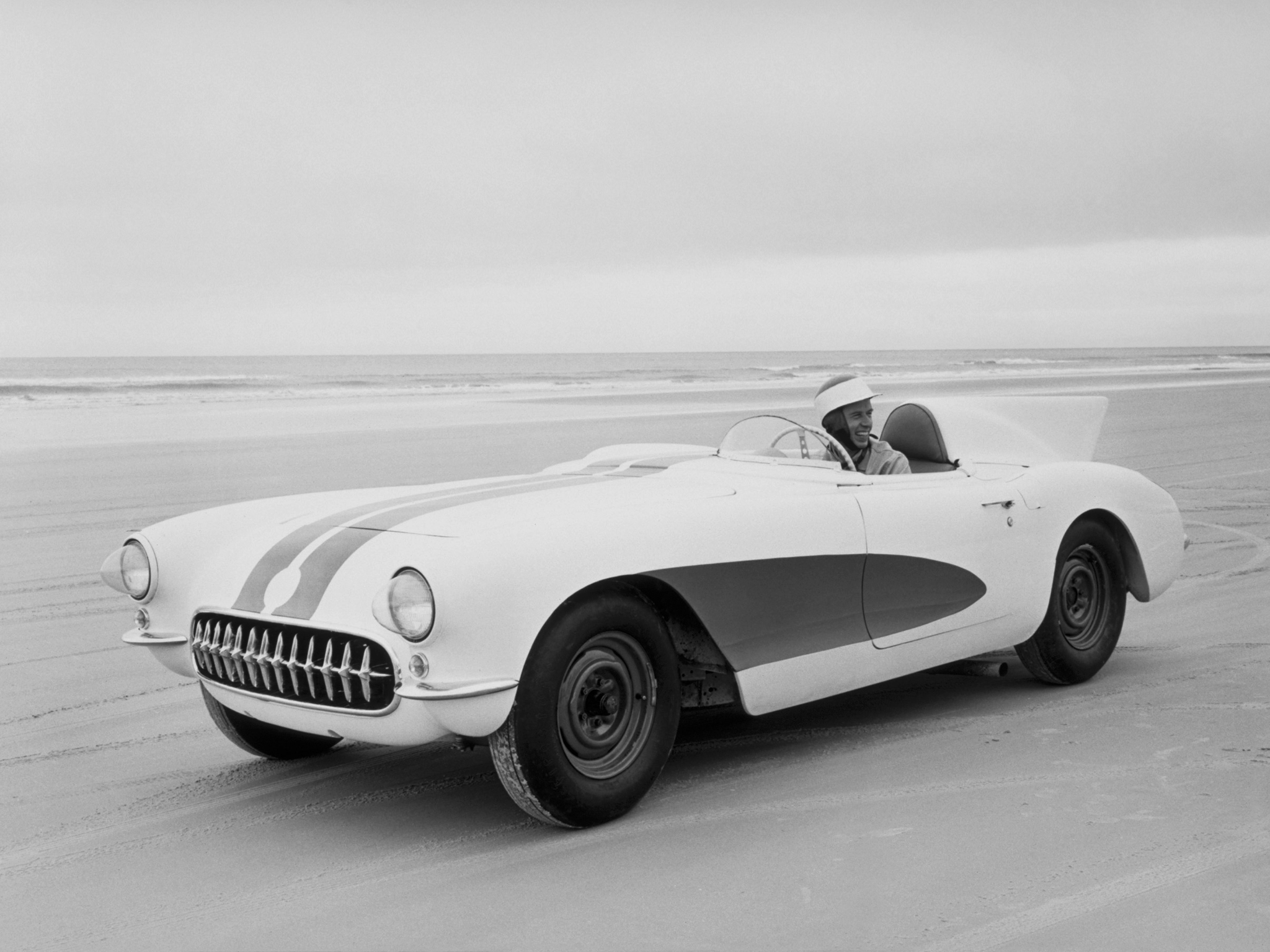 1956, Chevrolet, Corvette, Sr, Prototype, Supercar, Race, Racing, Retro, S r Wallpaper