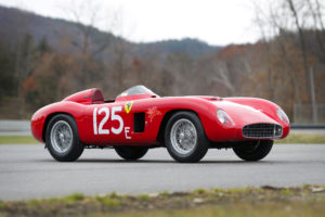 1956, Ferrari, 500, Testarossa, Race, Racing, Supercar, Retro