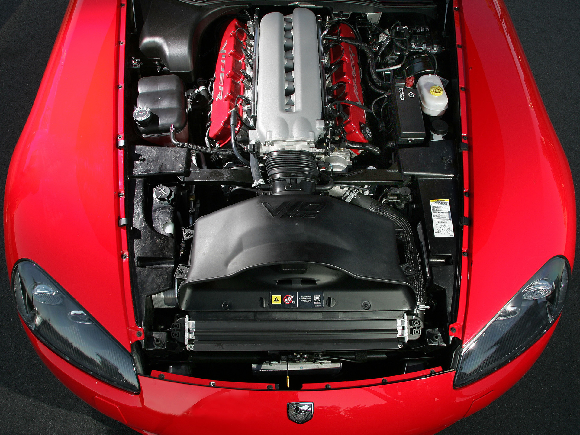 2003, Dodge, Viper, Srt10, Convertible, Supercar, Muscle, Engine Wallpaper