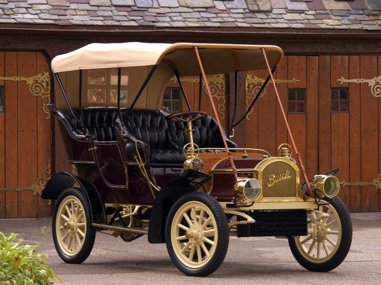 1905, Buick, Model c, Touring, Retro HD Wallpaper Desktop Background
