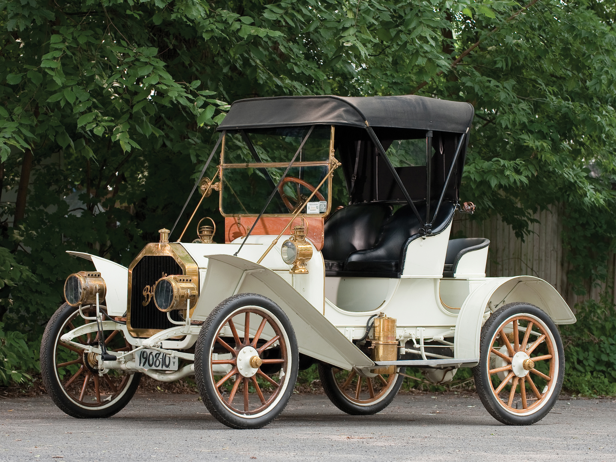 1908, Buick, Model 10, Touring, Runabout, Retro, Luxury Wallpaper