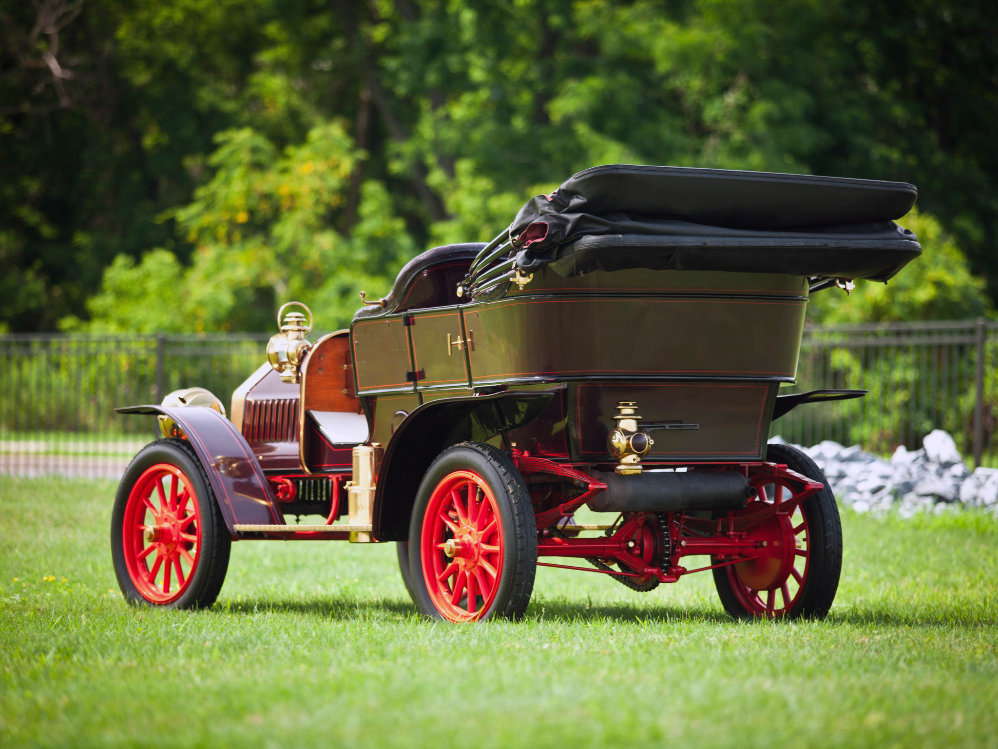 1909, Buick, Model f, Touring, Retro Wallpaper