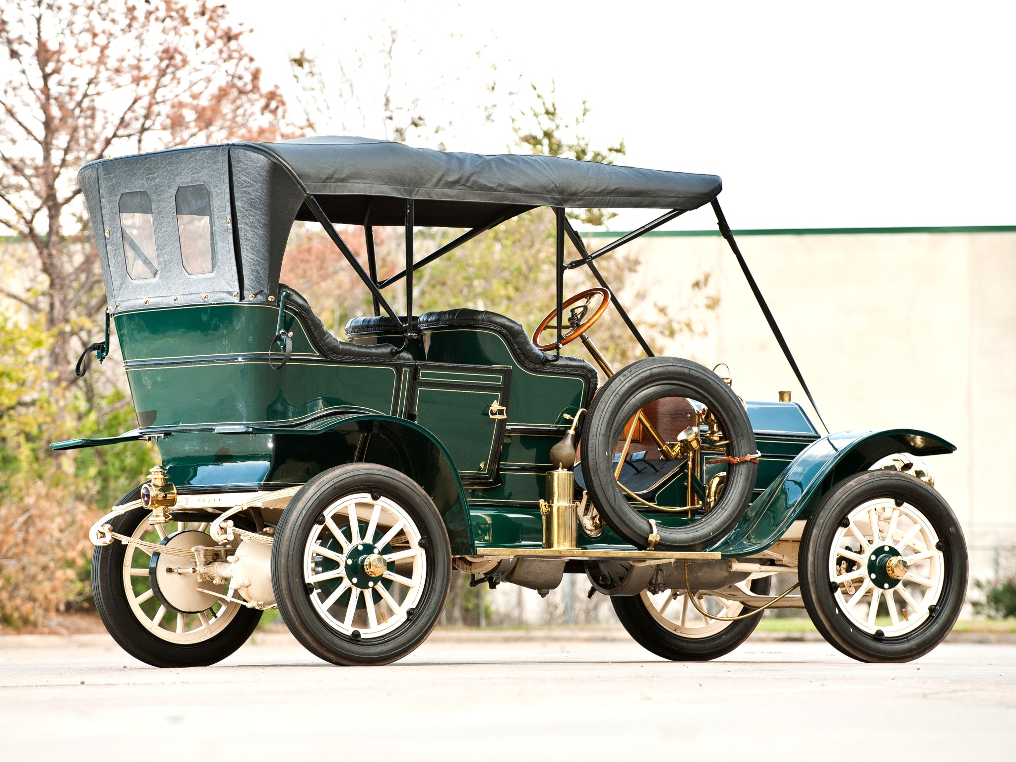 1910, Buick, Model 19, Touring, Retro Wallpaper