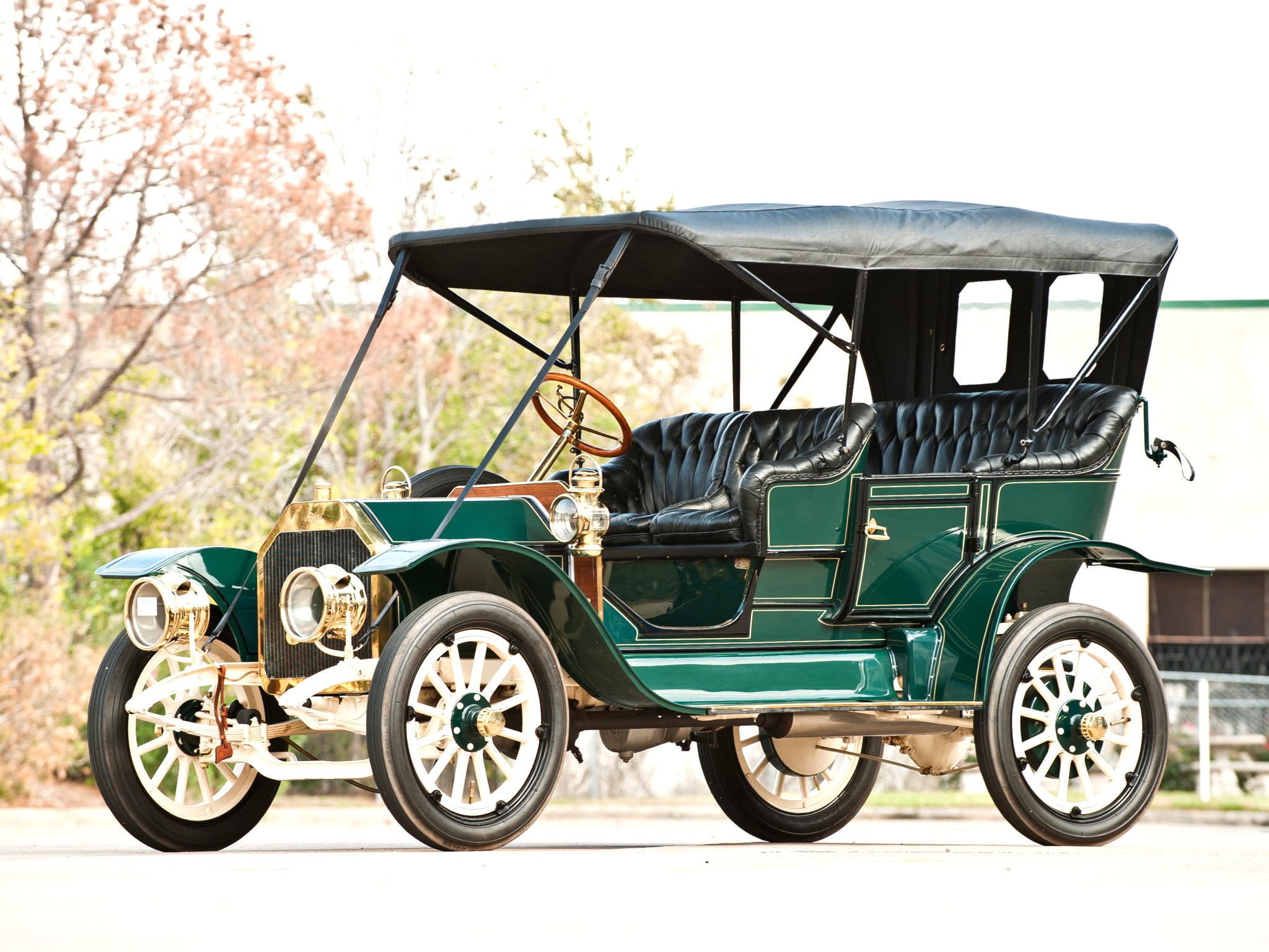 1910, Buick, Model 19, Touring, Retro Wallpaper