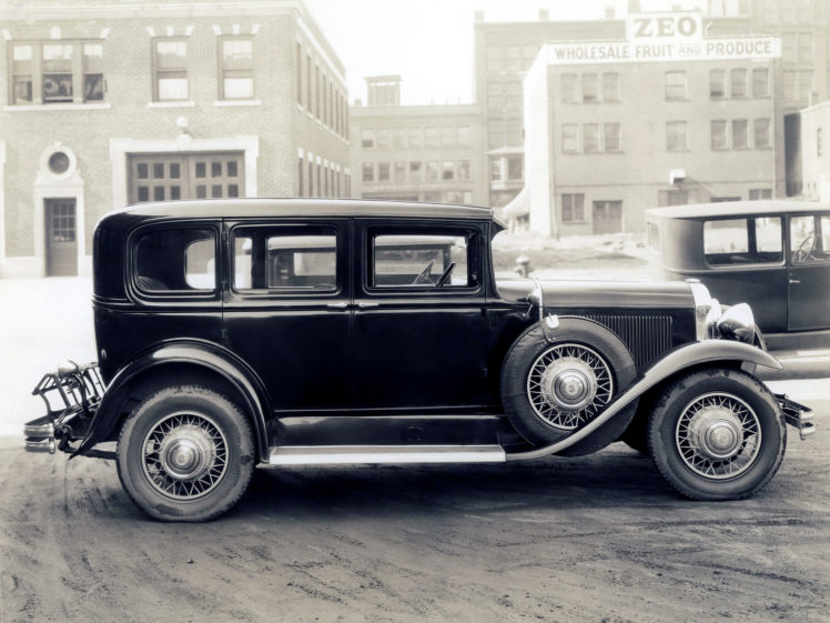 1930, Buick, Model 47, 4 door, Sedan, Retro HD Wallpaper Desktop Background