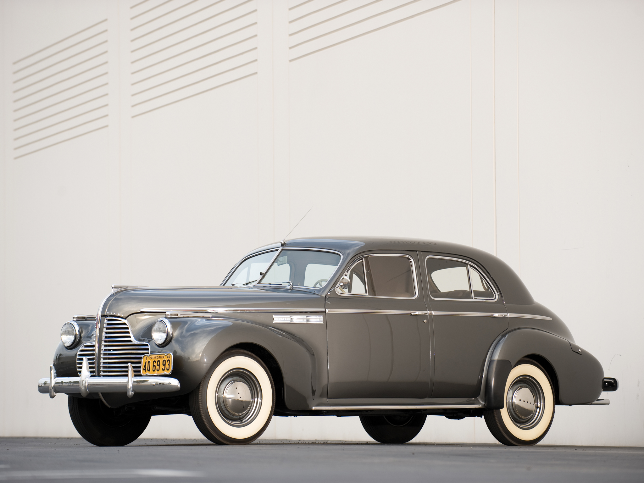 1940, Buick, Super, 4 door, Sedan,  51 , Retro Wallpaper