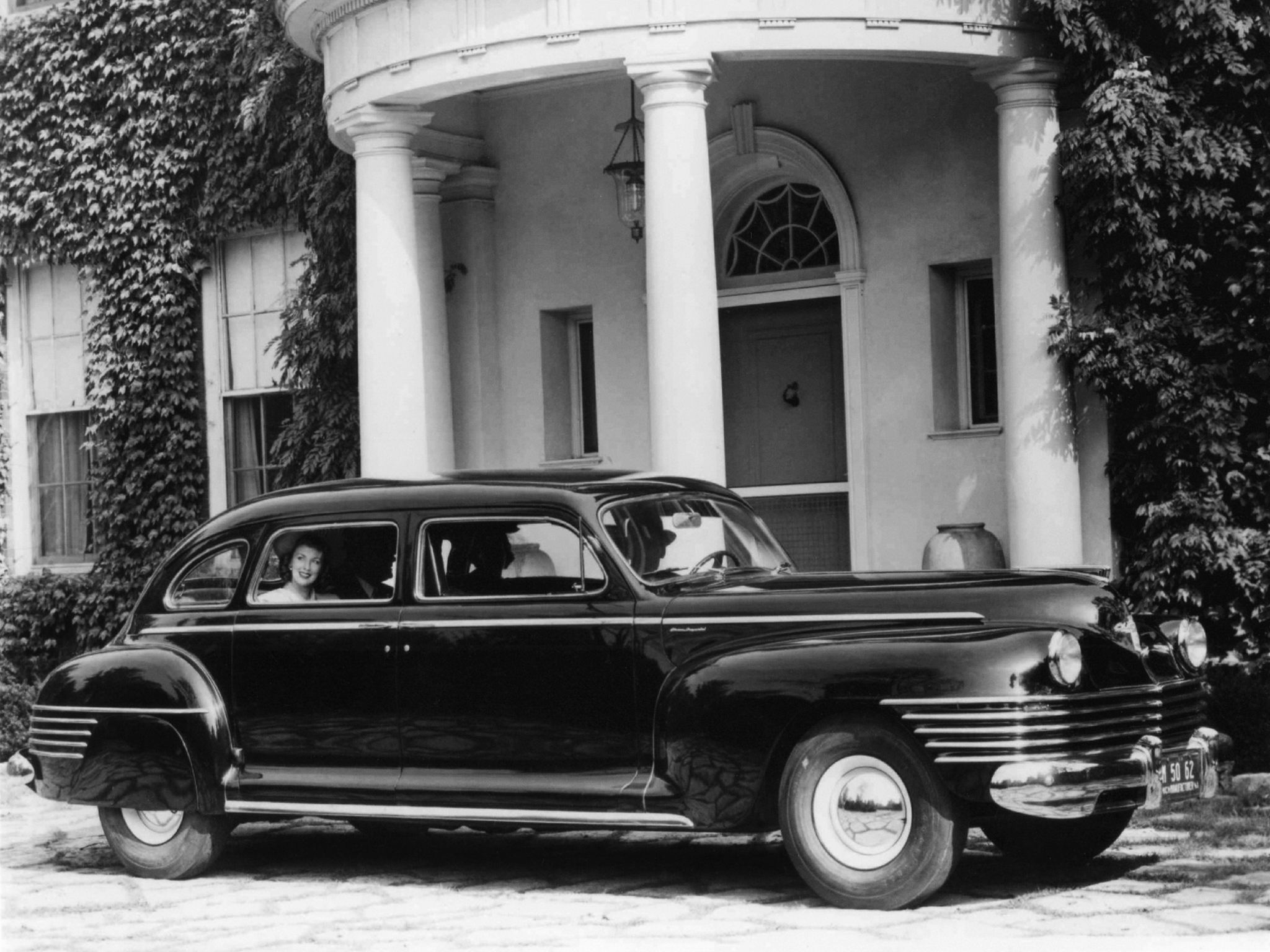 1942, Chrysler, Crown, Imperial, 8 passenger, Sedan, C37, Retro Wallpaper