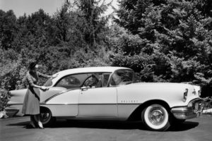 1956, Oldsmobile, Super 88, Holiday, Sedan, Retro