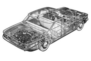 1960, Chevrolet, Corvair, 700, Sedan,  700 69 , Classic, Interior, Engine