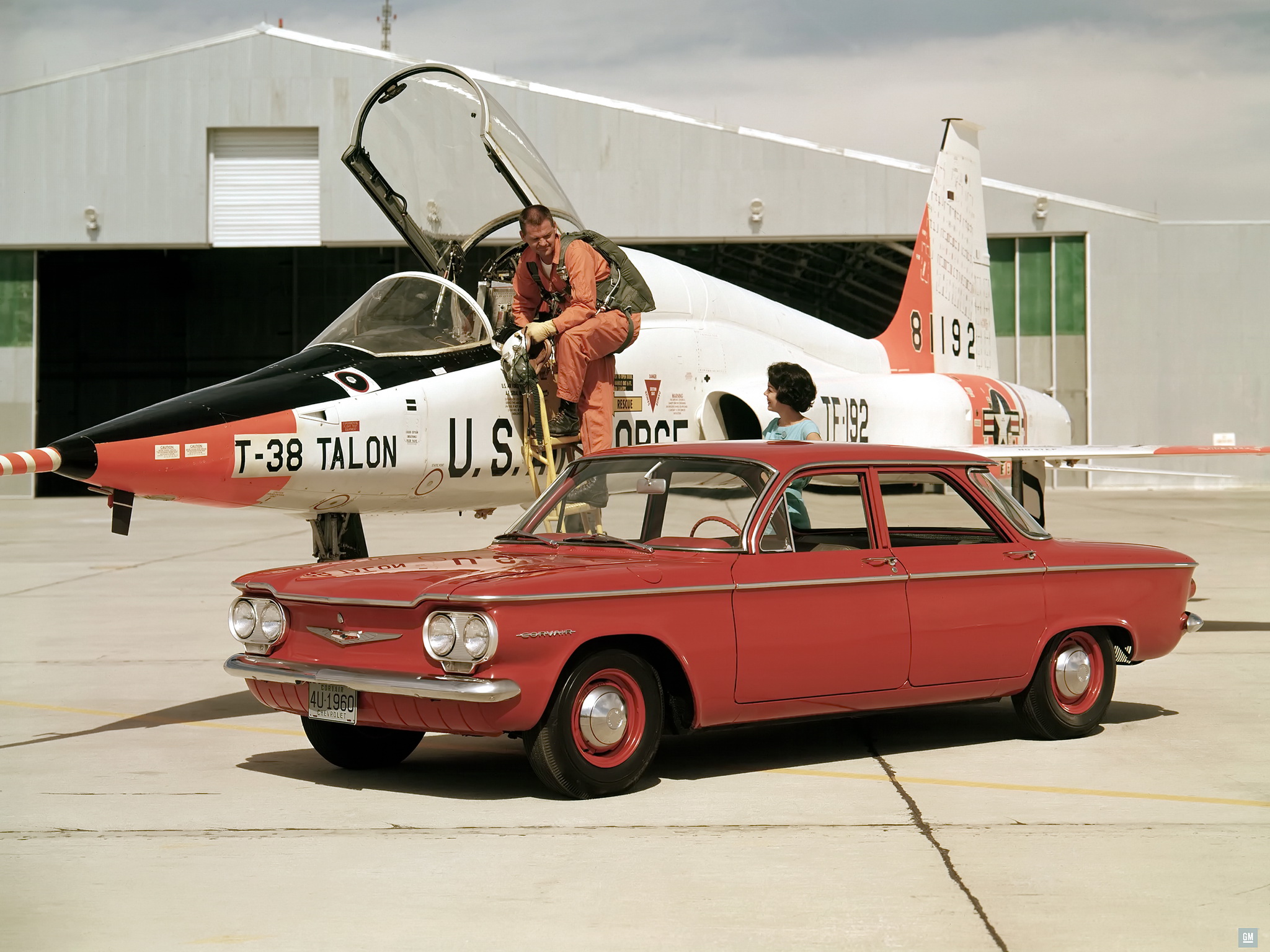 1960, Chevrolet, Corvair, 700, Sedan,  700 69 , Classic, Jet, Military Wallpaper