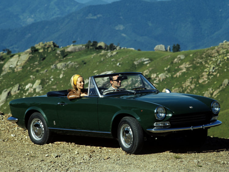 1966, Fiat, 124, Sport, Spider,  as , Classic HD Wallpaper Desktop Background