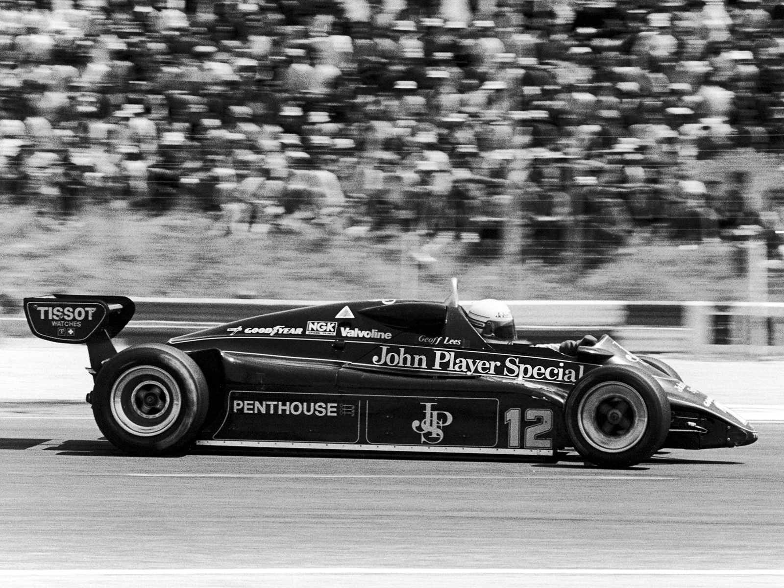 1982, Lotus, 91, Formula, One, F 1, Race, Racing, B w Wallpaper