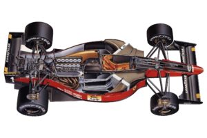 1990, Ferrari, 641, Formula, One, F 1, Race, Racing, Interior, Engine