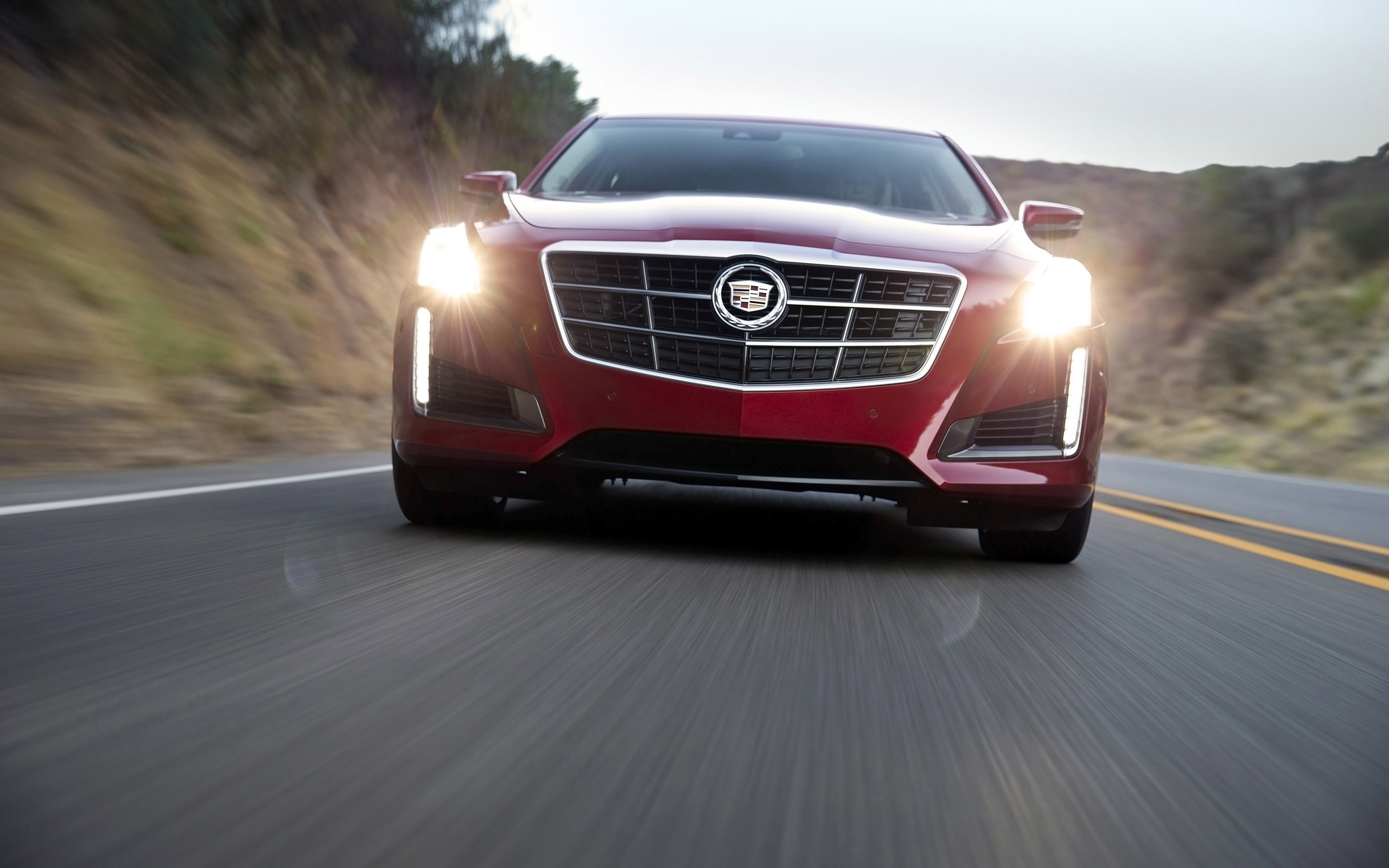 2014, Cadillac, Cts, Vsport, Sedan, Luxury Wallpaper