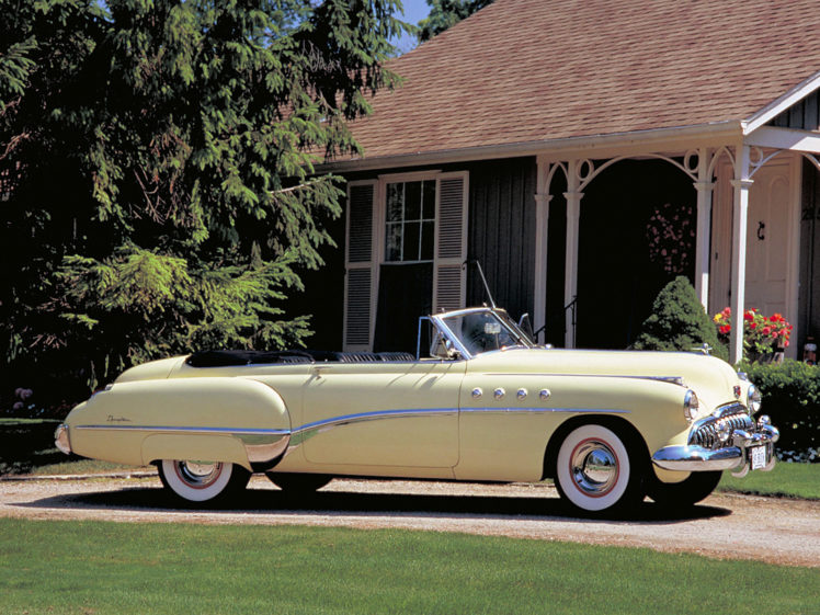 1949, Buick, Roadmaster, Convertible,  76c , Retro HD Wallpaper Desktop Background