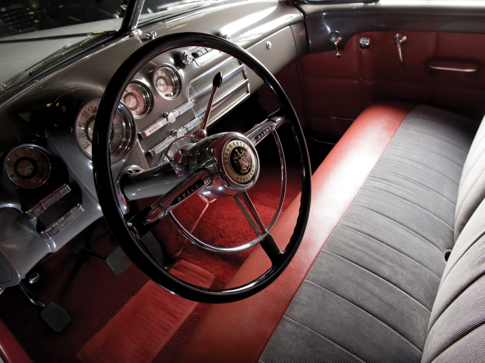 1949, Buick, Roadmaster, Riviera,  76r , Retro, Interior Wallpaper