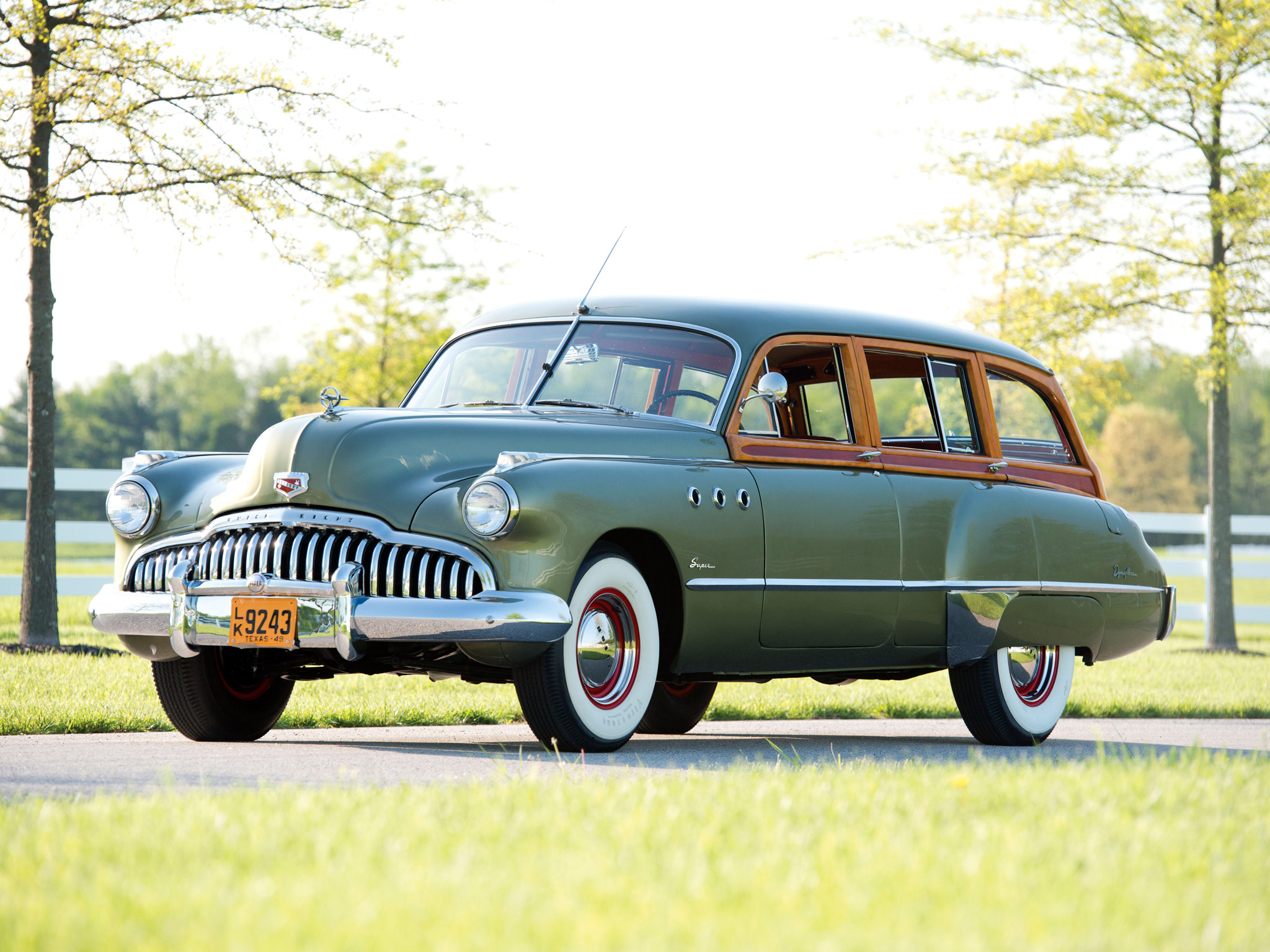 1949, Buick, Super, Estate, Wagon, Stationwagon, Retro Wallpaper
