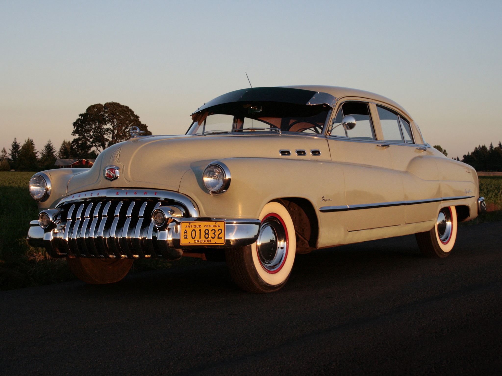 1950, Buick, Super, Touring, Sedan,  51 4569 , Retro Wallpaper