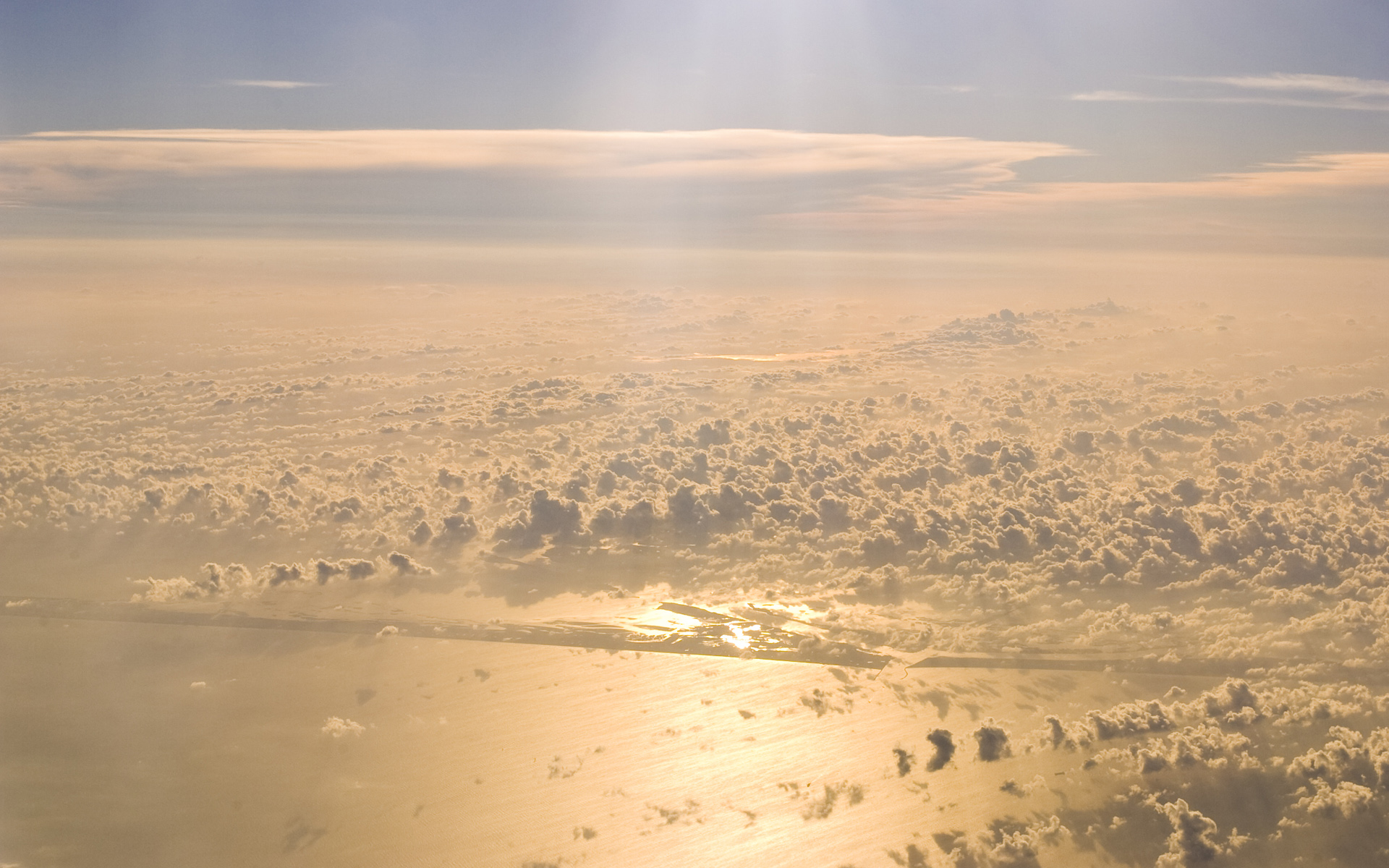 clouds, Aerial, Photography Wallpaper