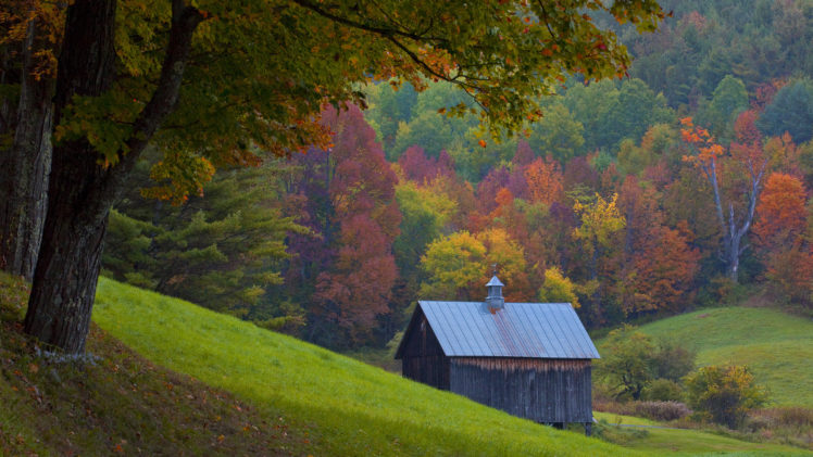 vermont, Autumn HD Wallpaper Desktop Background