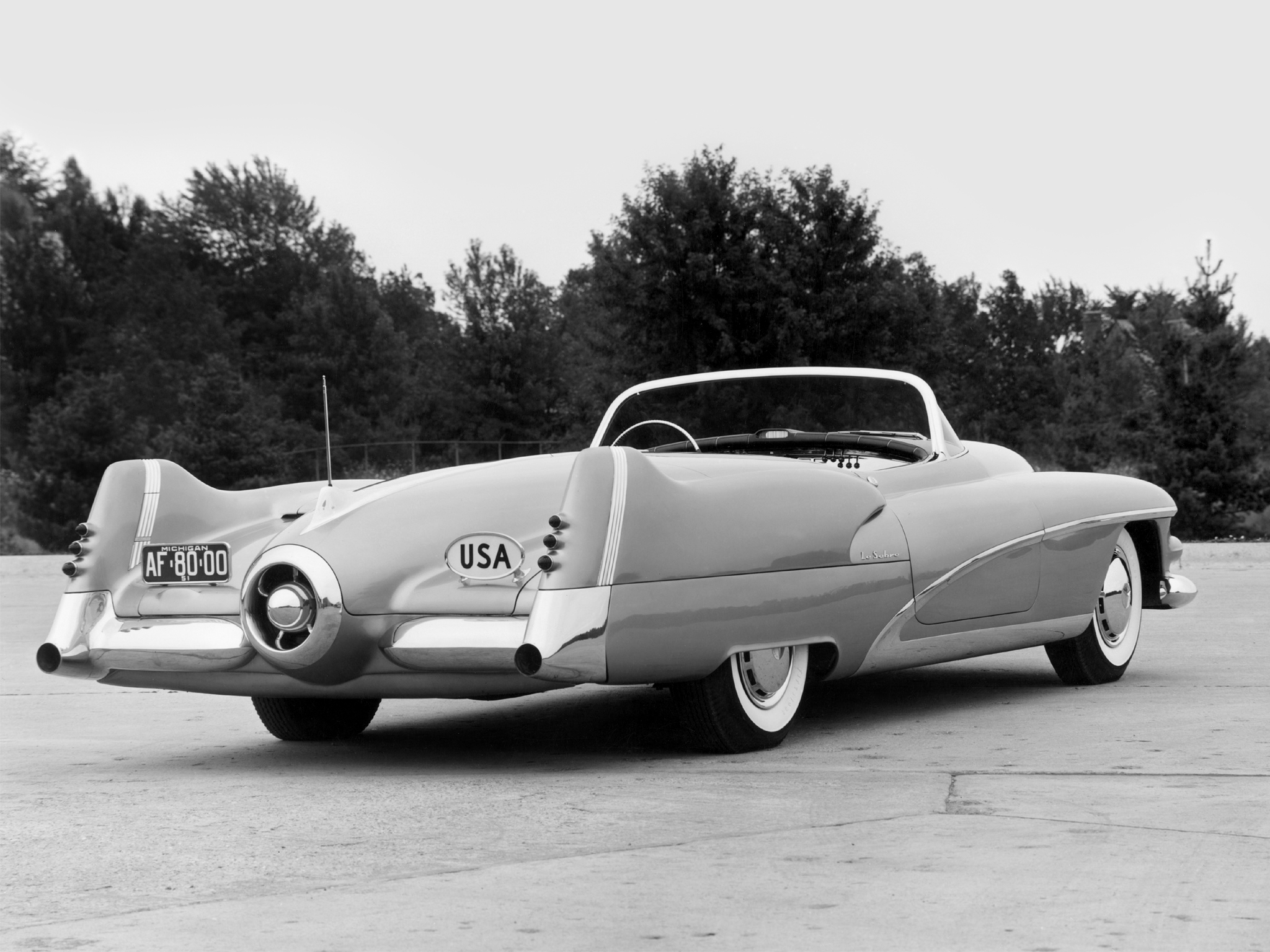 1951, Buick, Lesabre, Concept, Retro, Custom Wallpaper
