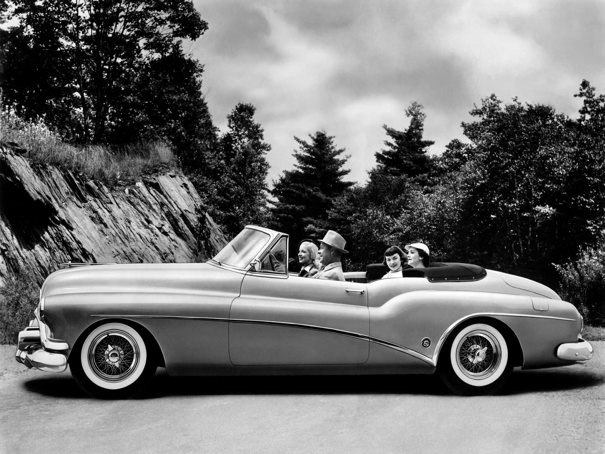 1952, Buick, Skylark, Convertible, Retro, Luxury Wallpaper