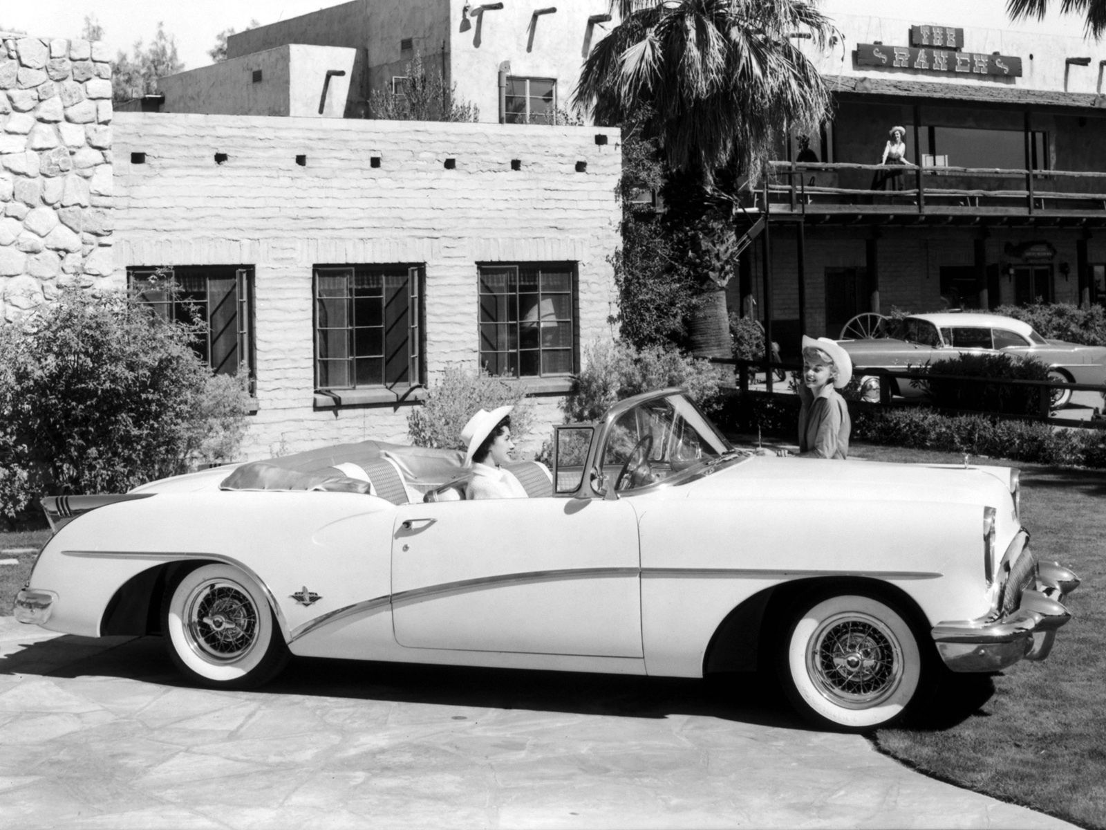 1954, Buick, Skylark,  4667sx , Convertible, Retro Wallpaper