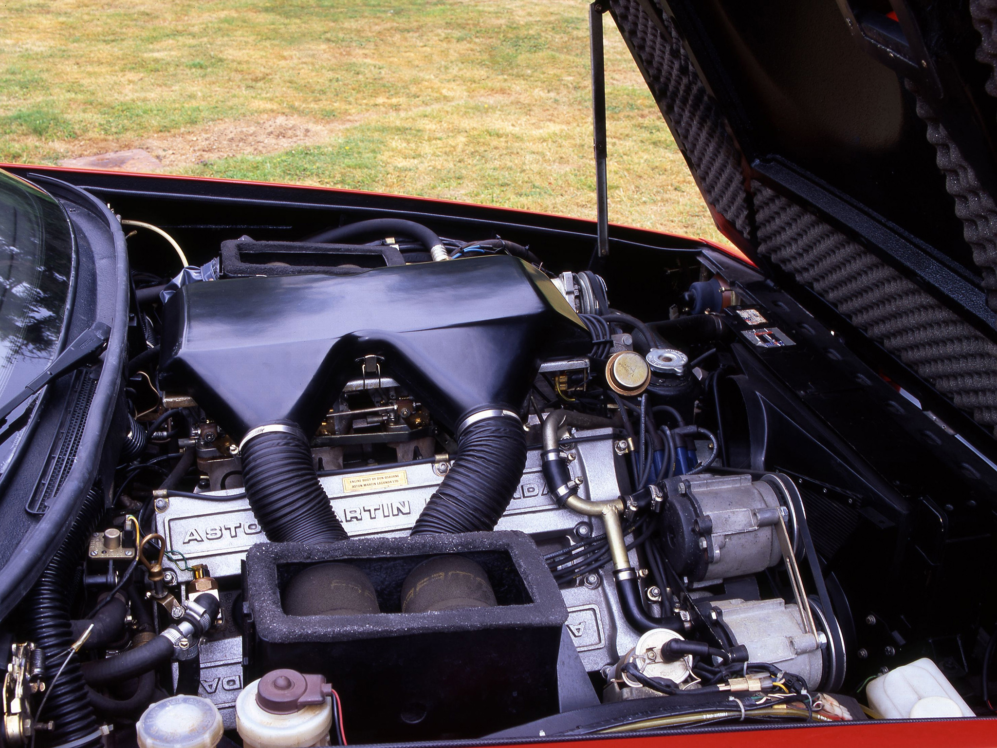 1986, Aston, Martin, V8, Vantage, Zagato, V 8, Engine Wallpaper