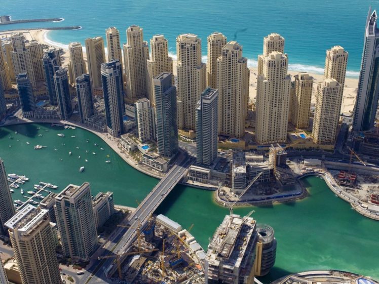 nature, Cityscapes, Dubai, Skyscrapers, United, Arab, Emirates, Marina, Jumeirah, Beach, Residence HD Wallpaper Desktop Background