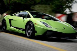 green, Lamborghini, Gallardo