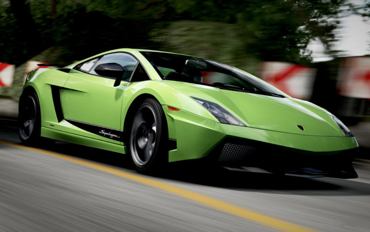 green, Lamborghini, Gallardo HD Wallpaper Desktop Background