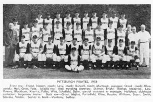 1958, Pittsburgh, Pirates, Baseball, Mlb