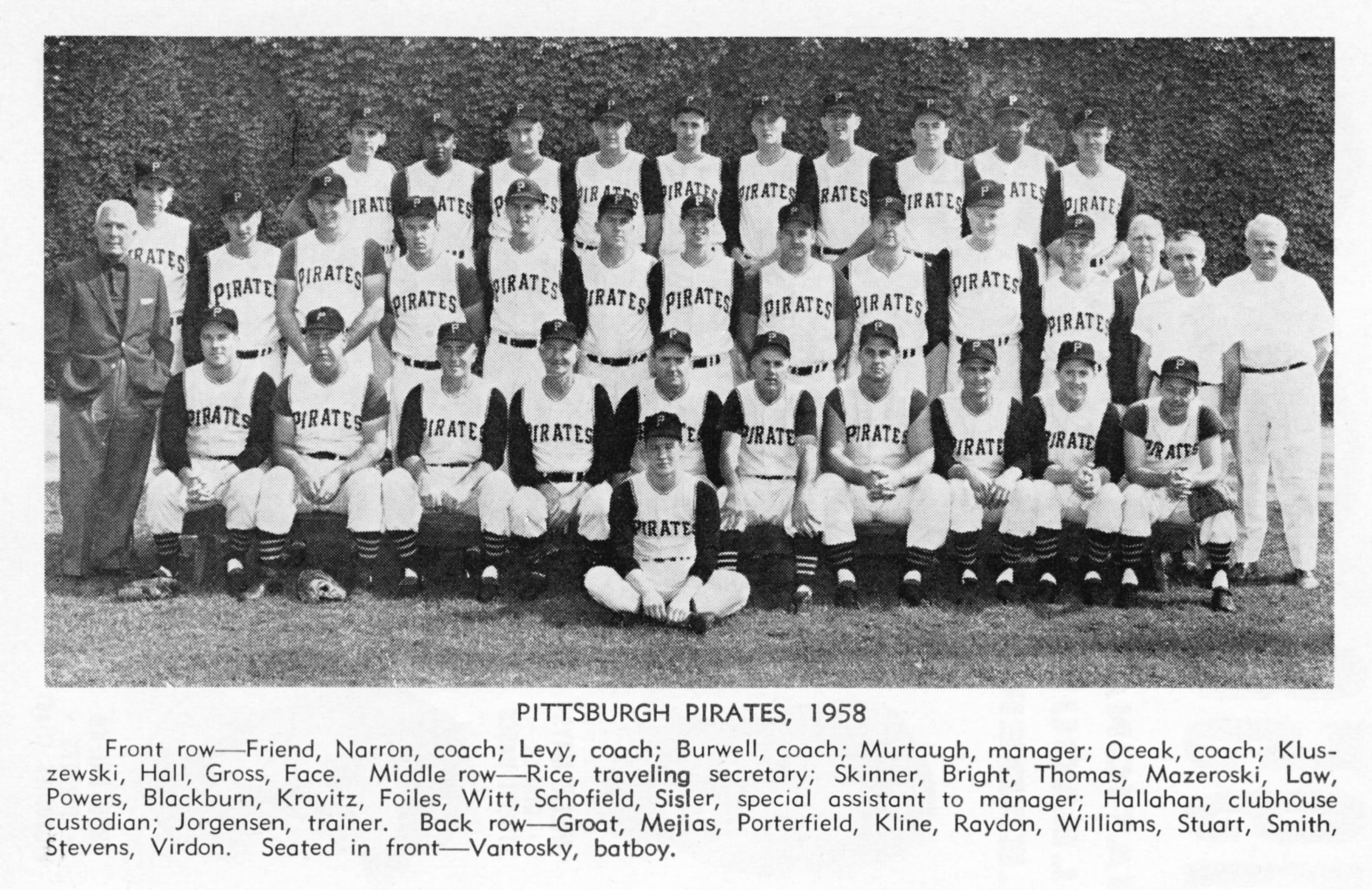 1958, Pittsburgh, Pirates, Baseball, Mlb Wallpaper
