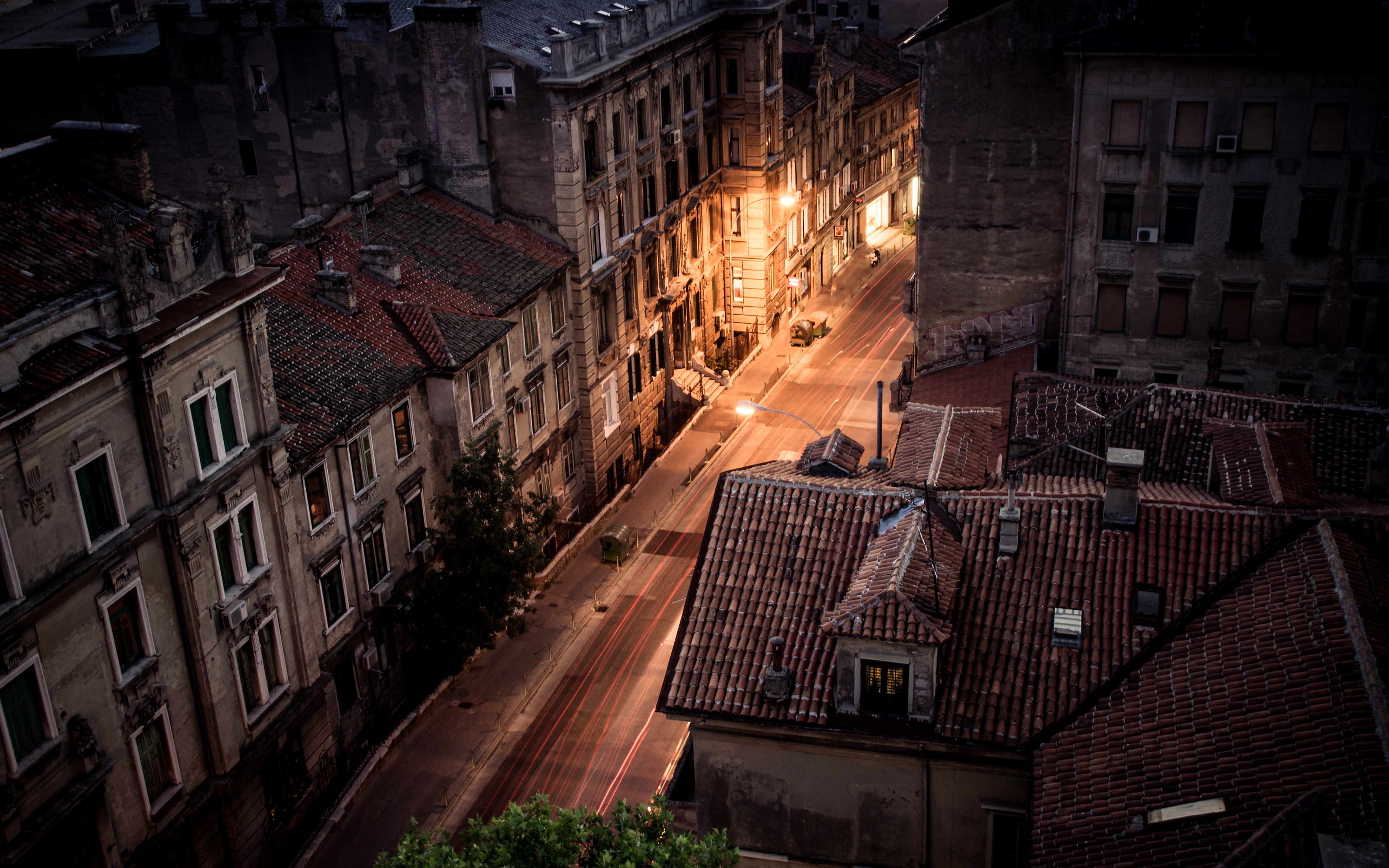 night, Architecture, Roads, Croatia, Long, Exposure, Hdr, Photography, Street Wallpaper