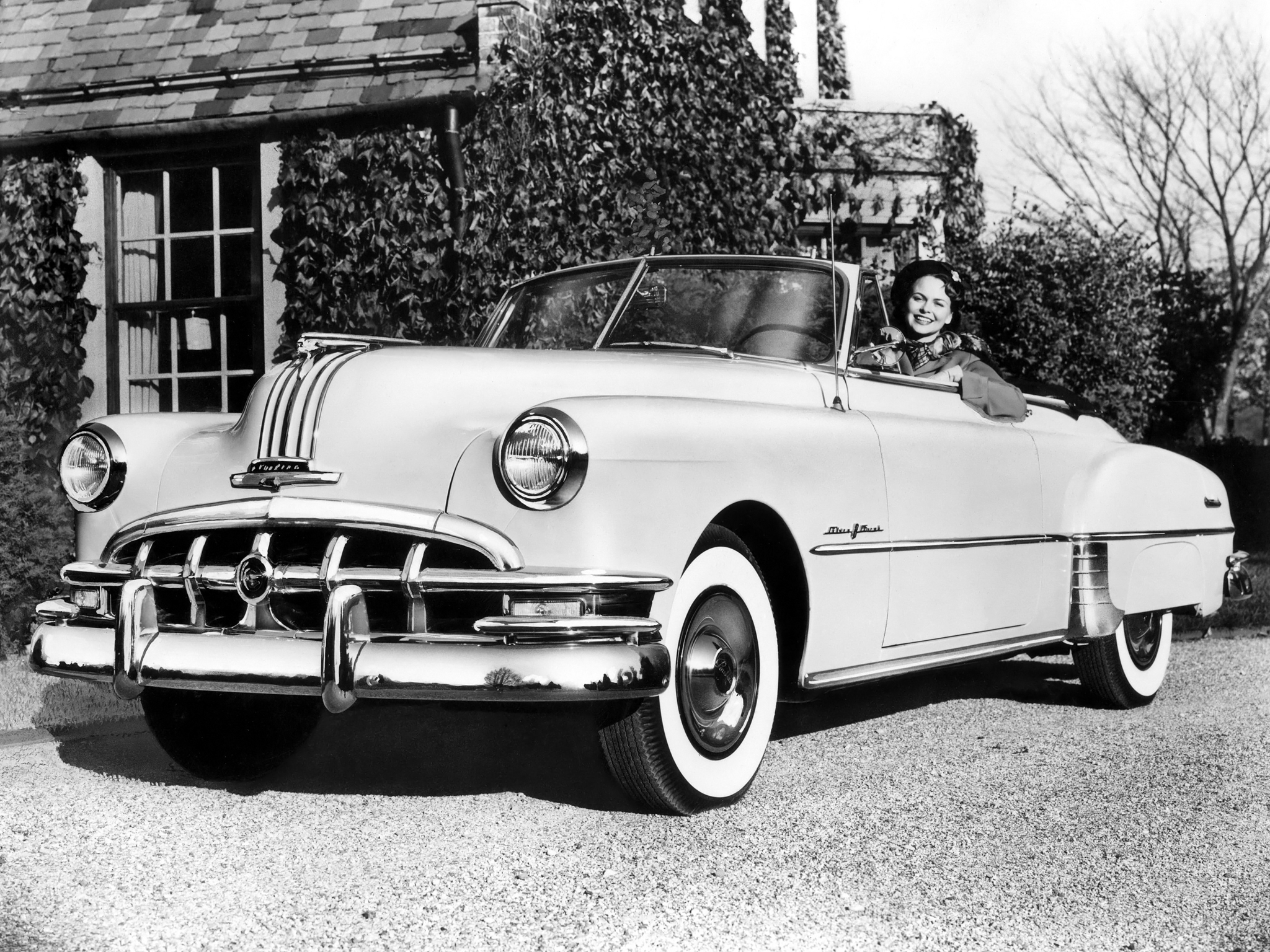 1950, Pontiac, Chieftain, Deluxe, Eight, Convertible,  2567dtx , Retro Wallpaper