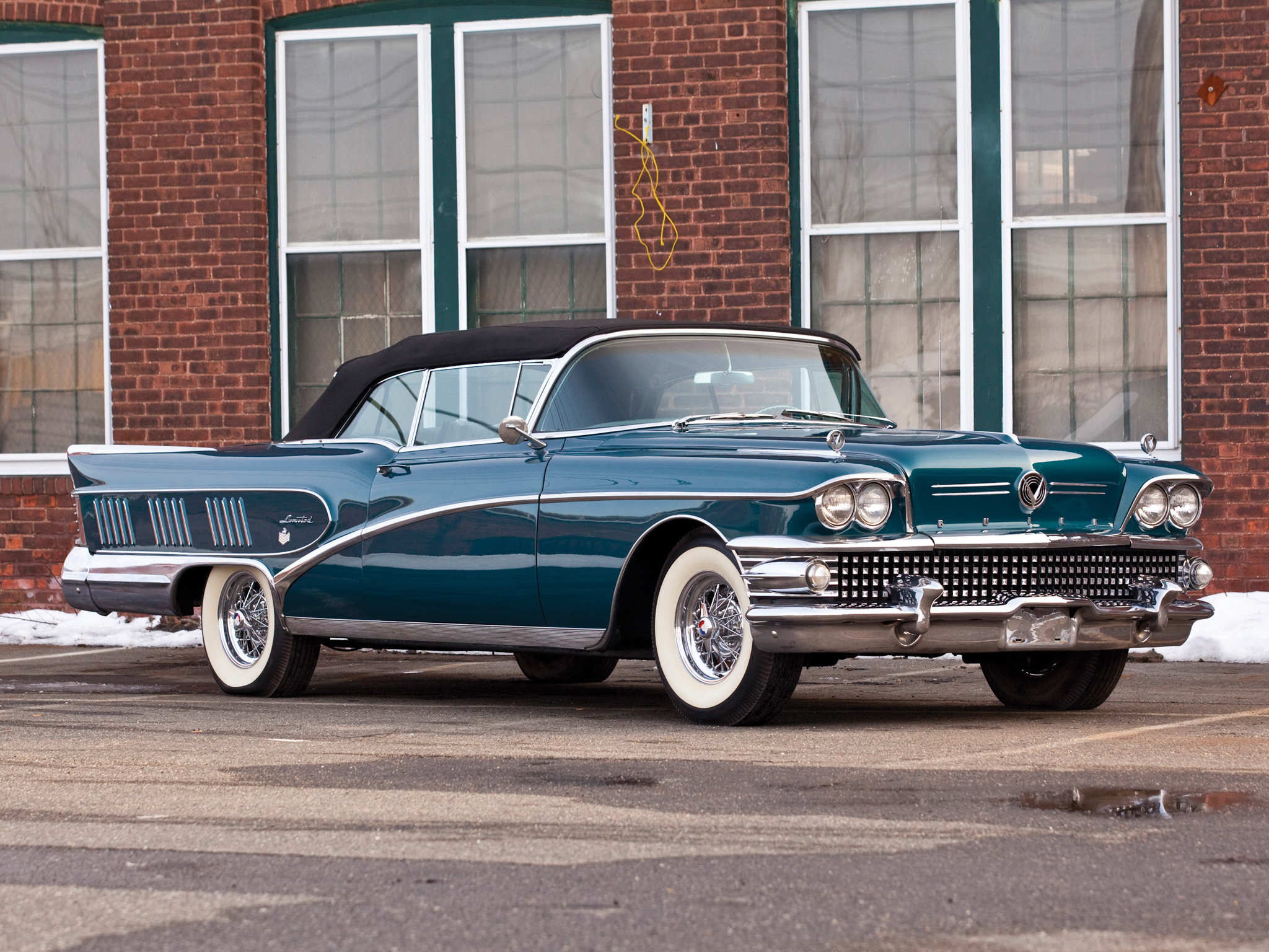 1958, Buick, Limited, Convertible,  756 4867x , Luxury, Retro, Gs Wallpaper