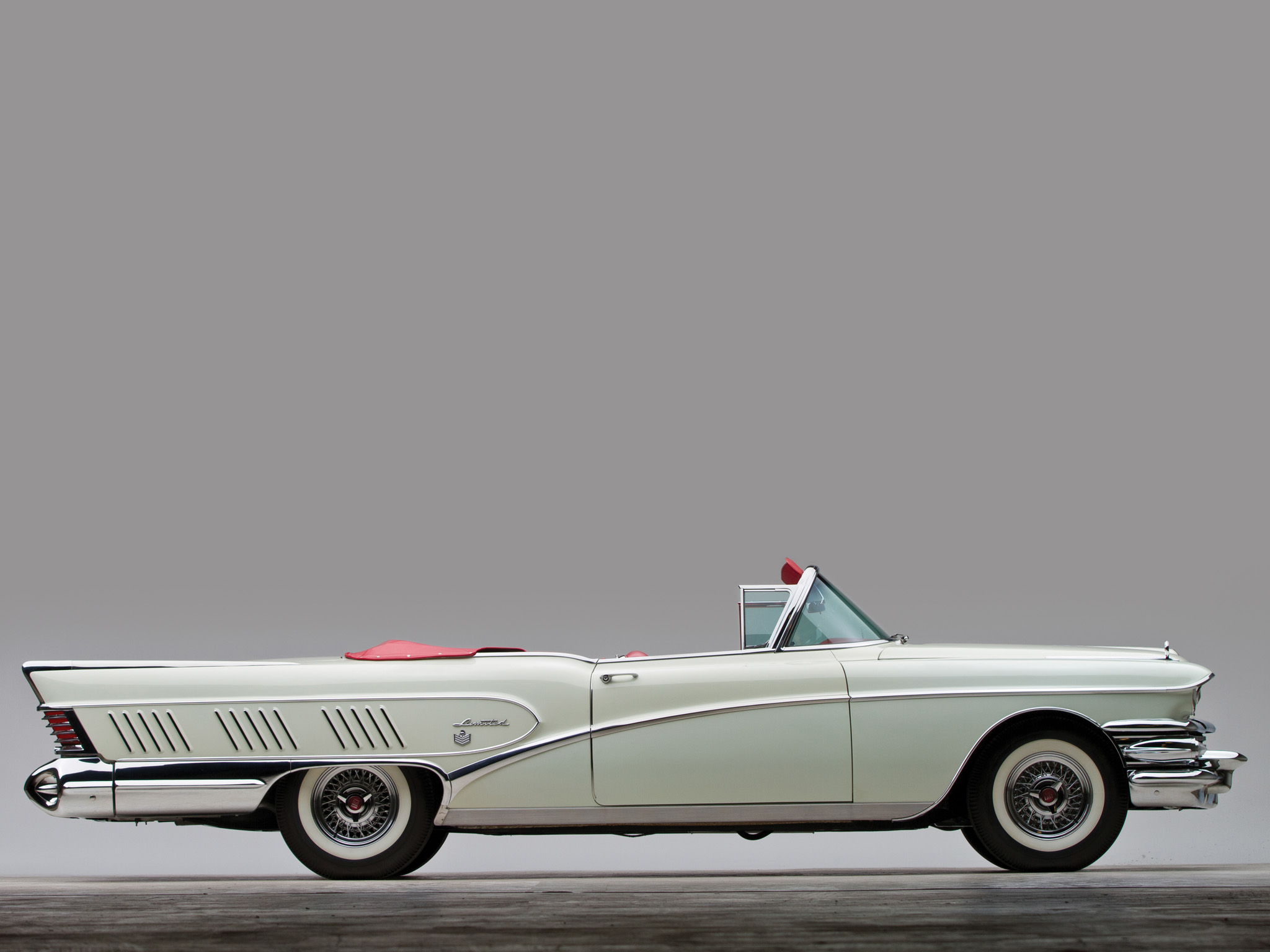 1958, Buick, Limited, Convertible,  756 4867x , Luxury, Retro Wallpaper