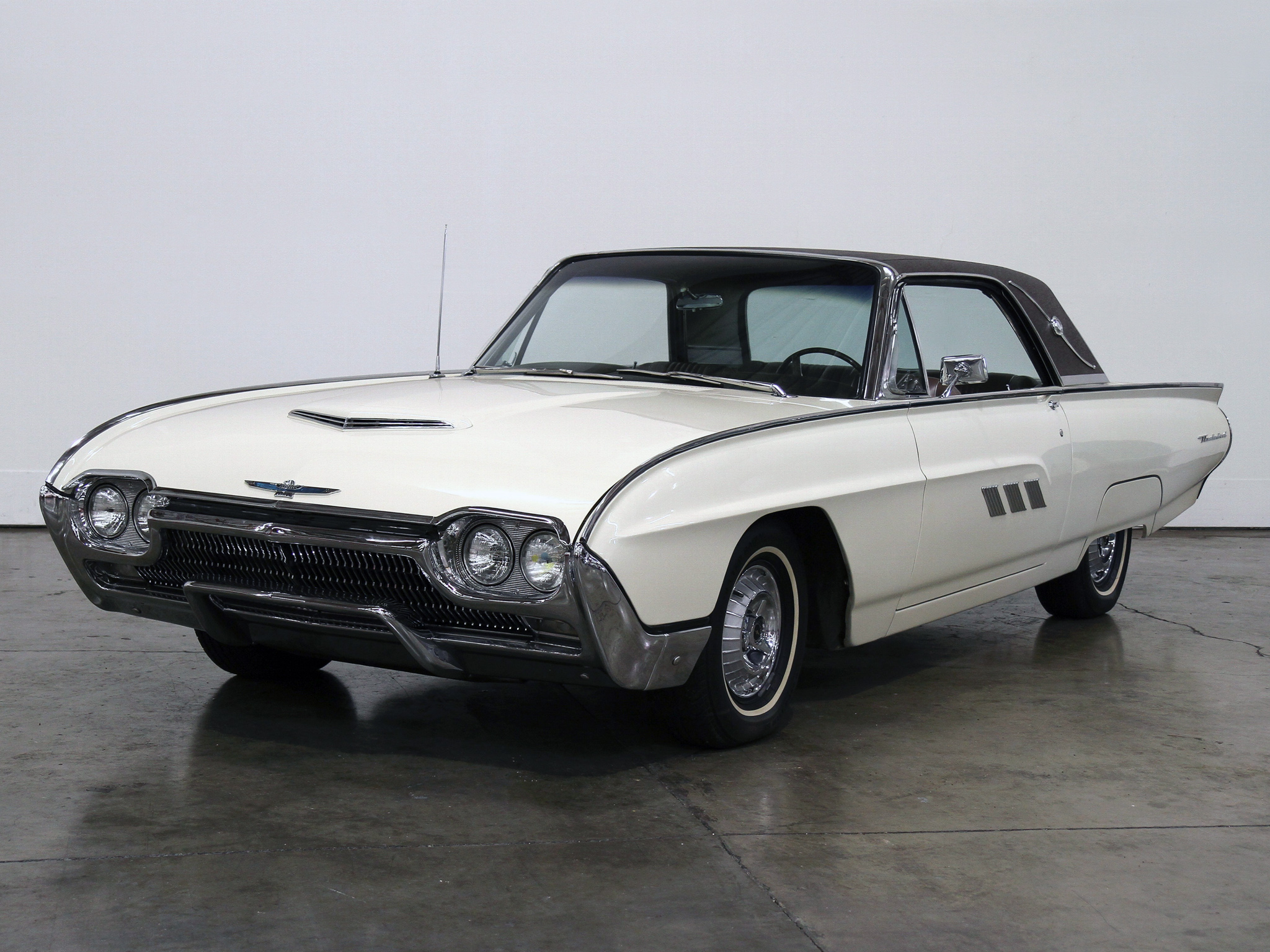1963, Ford, Thunderbird, Landau, Coupe,  63b , Classic Wallpaper