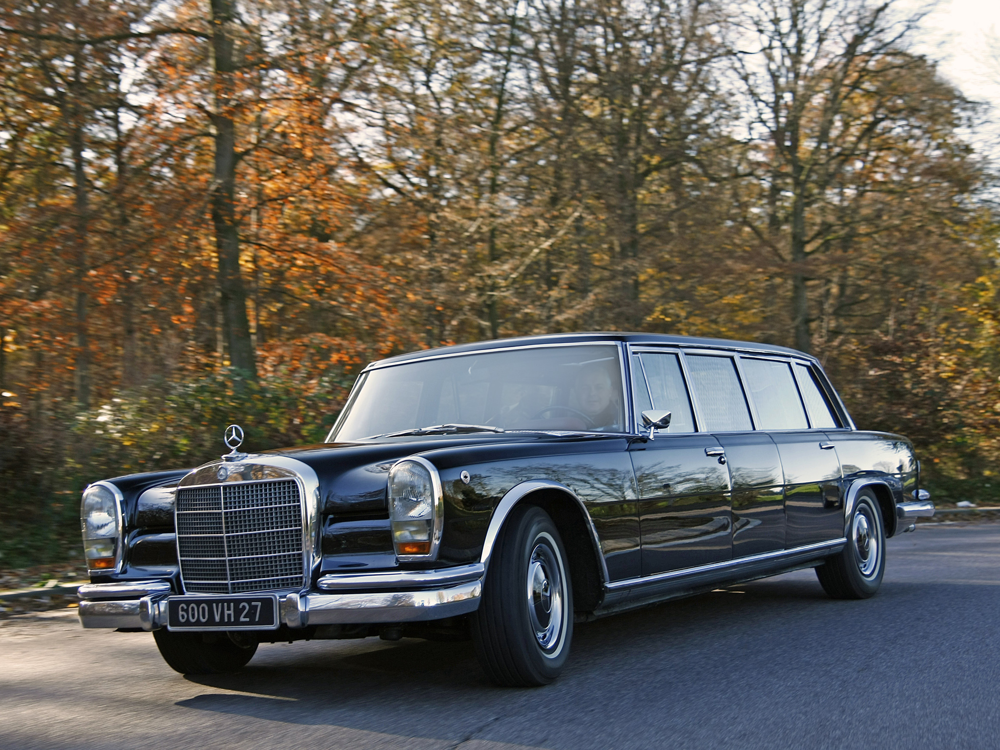 1974, Mercedes, Benz, 600, 4 door, Pullman, Limousine,  w100 , Luxury, Claasic, Fa Wallpaper